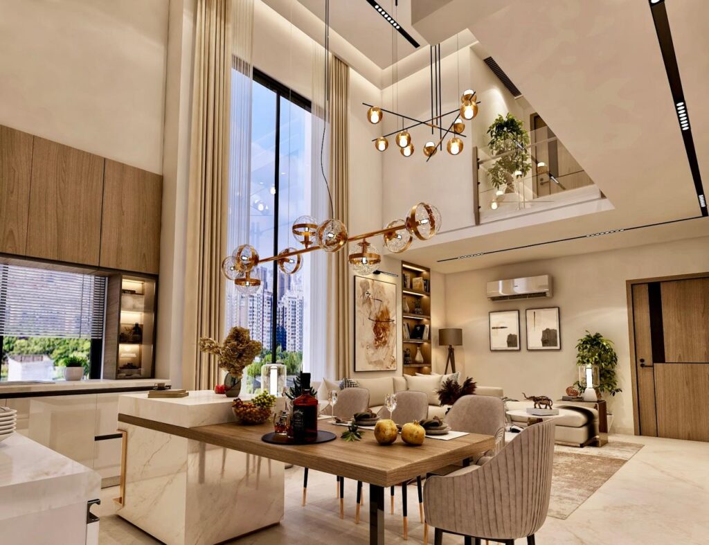 Lighting in an Average Living Room