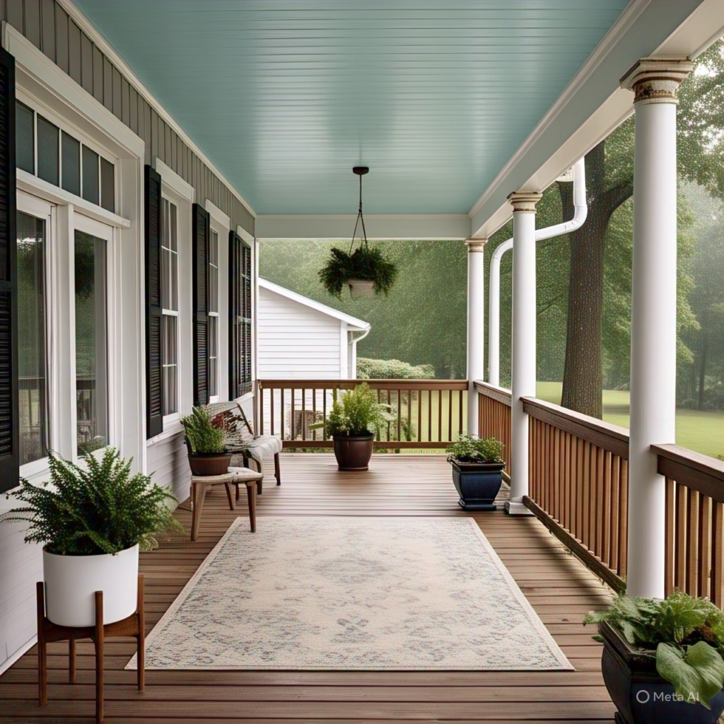 Vinyl Panels porch Ceiling